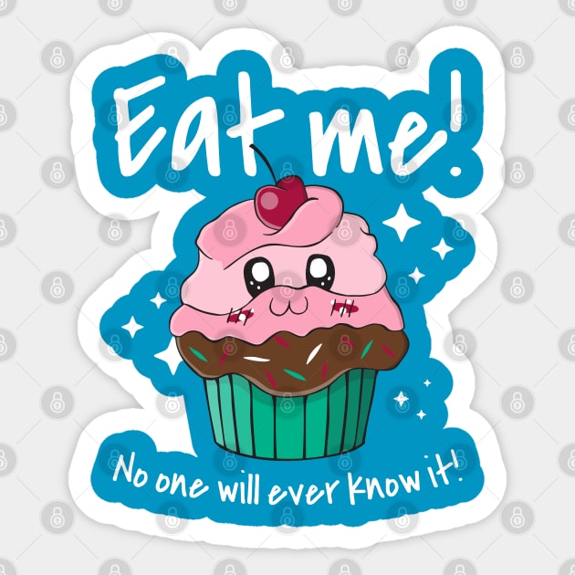 Eat me Sticker by ShirtBricks